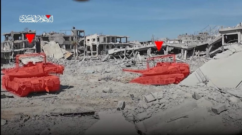 القسام تبث مشاهد نوعية لعمليات "حجارة داود" ضد جيش الاحتلال شمال قطاع غزة