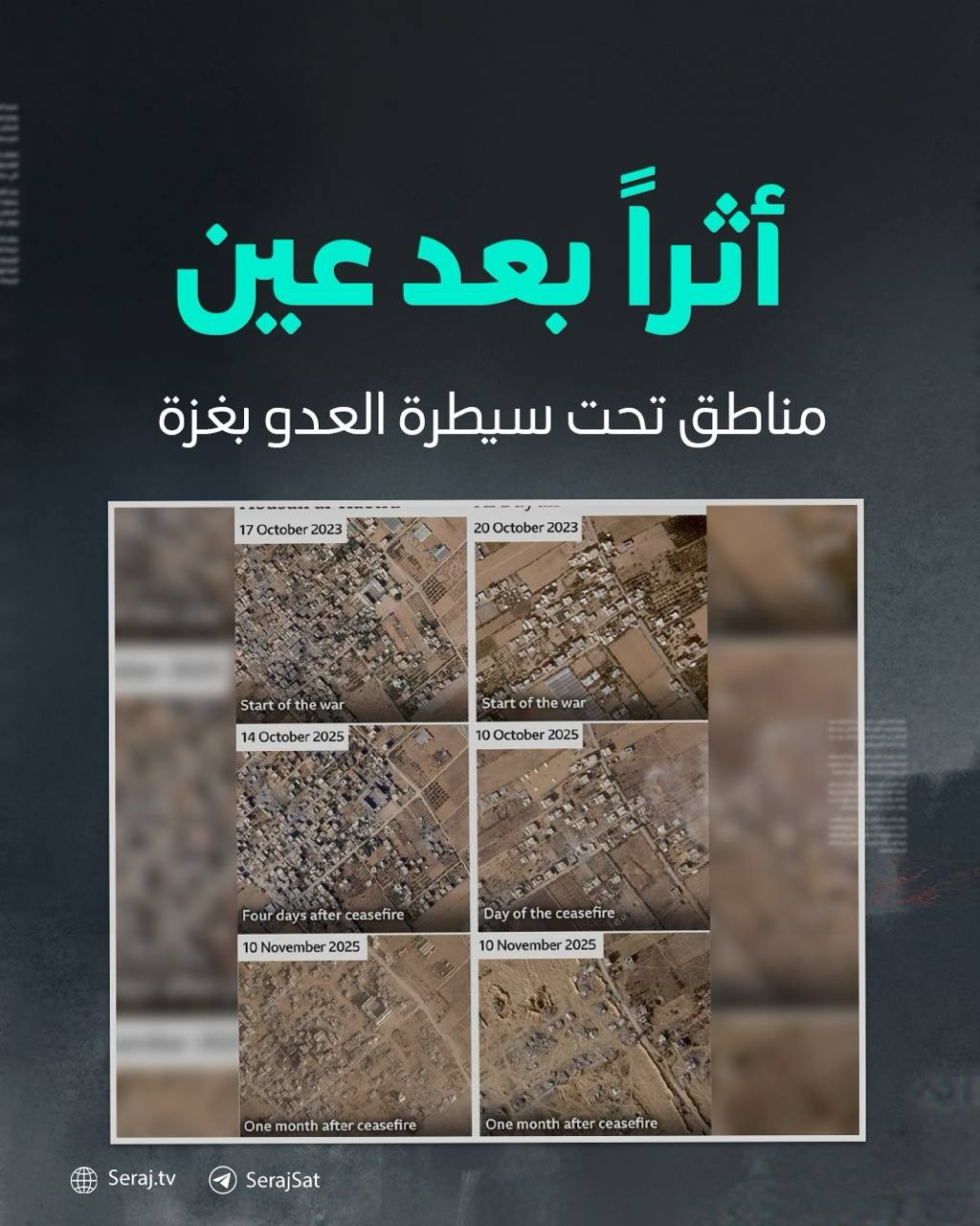 بي بي سي تكشف بالأقمار الصناعية: أكثر من 1500 مبنى دُمّرت في غزة منذ وقف النار