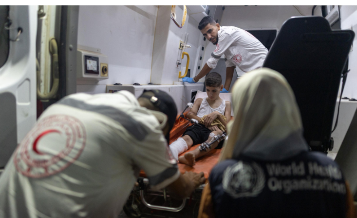 منظمة الصحة العالمية تكثف جهود الإجلاء الطبي في غزة