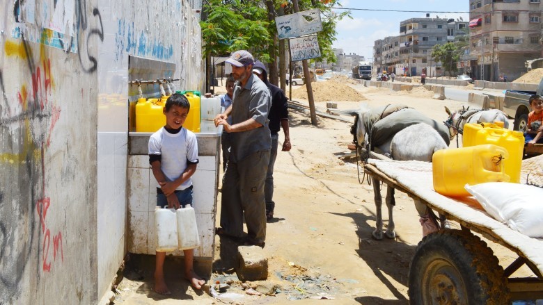 بلدية غزة: أزمة المياه وصلت لمستوى كارثي ومايصل لايتجاوز 15 % من الاحتياجات