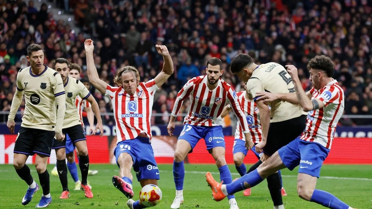 برشلونة وأتليتكو مدريد في نصف نهائي كأس ملك إسبانيا