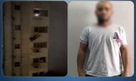 “لحظات تشبه الأفلام في القاهرة.. لص ينجو بأعجوبة من سقوط من ارتفاع شاهق”