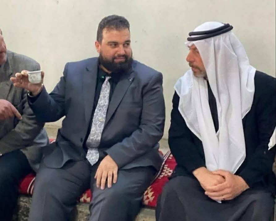حديث بين الأمير حسن الأطرش ومحافظ السويداء مصطفى بكور فبراير 2025 (متداولة).jpeg