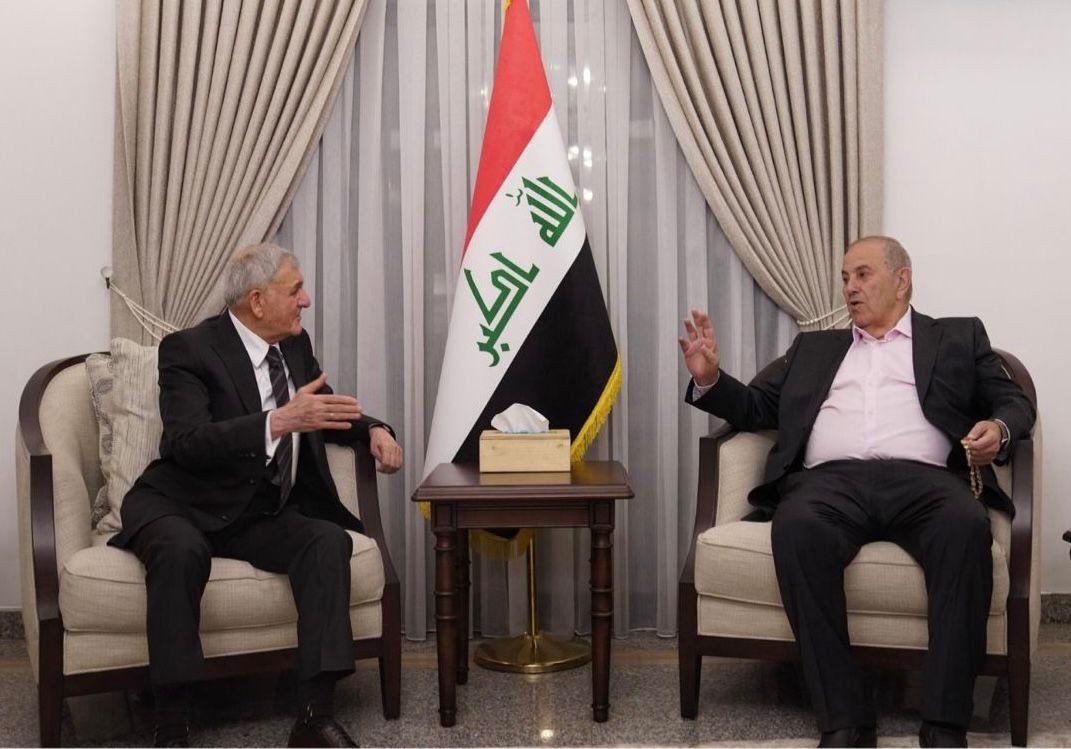 إياد علاوي والرئيس عبد اللطيف رشيد: الحوار الدبلوماسي هو السبيل الأمثل لمعالجة أزمات المنطقة