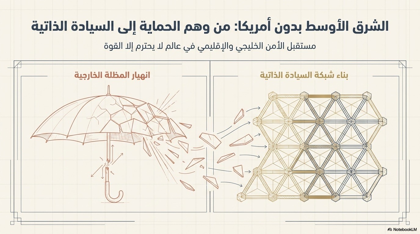 الشرق الأوسط بدون أمريكا: مستقبل الأمن الخليجي والإقليمي.. من "وهم الحماية الخارجية" إلى "فلسفة السيادة الذاتية"