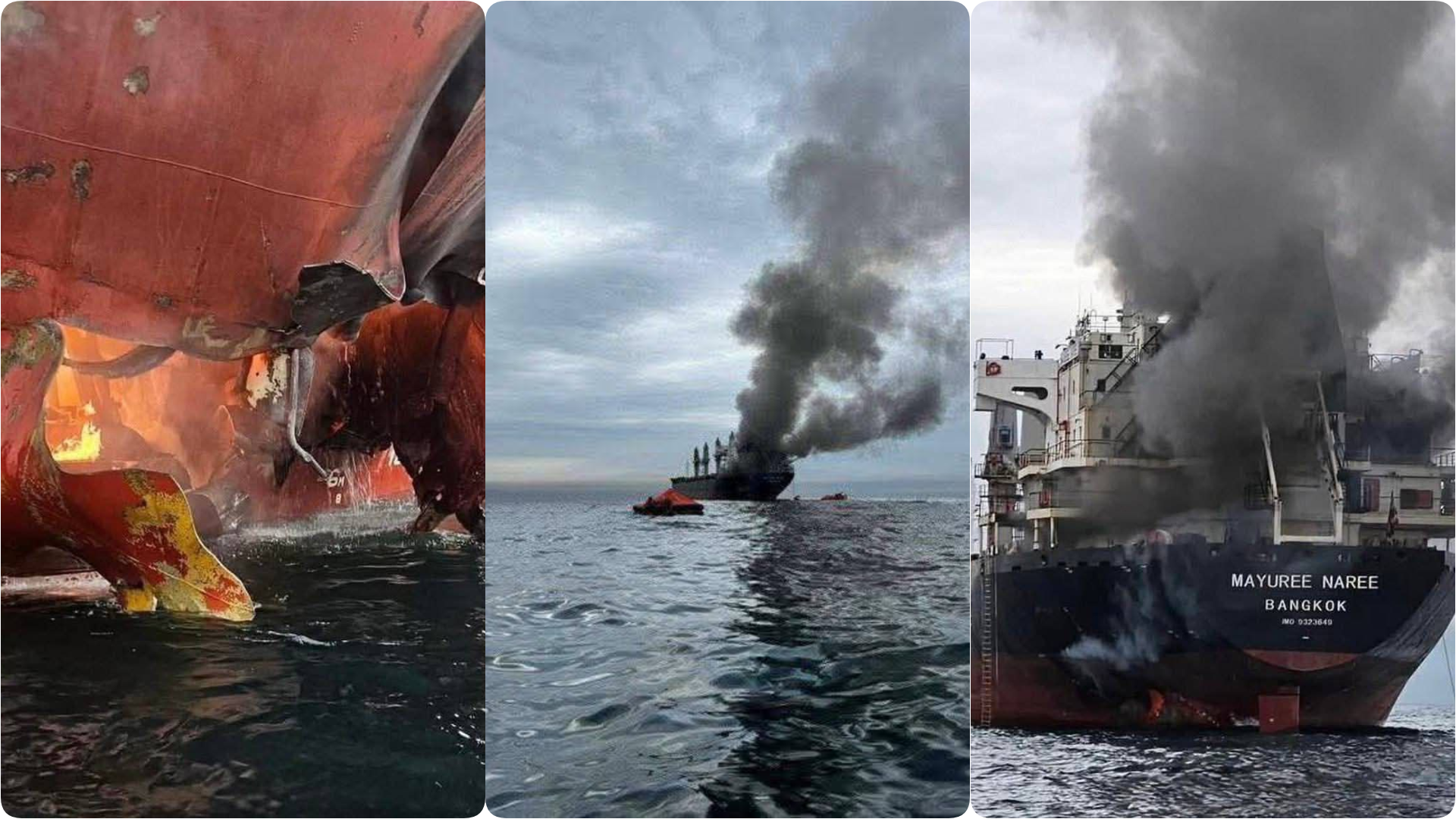 استهداف 3 سفن حاولت عبور مضيق هرمز المغلق بقرار إيراني.. وإخلاء إحداها