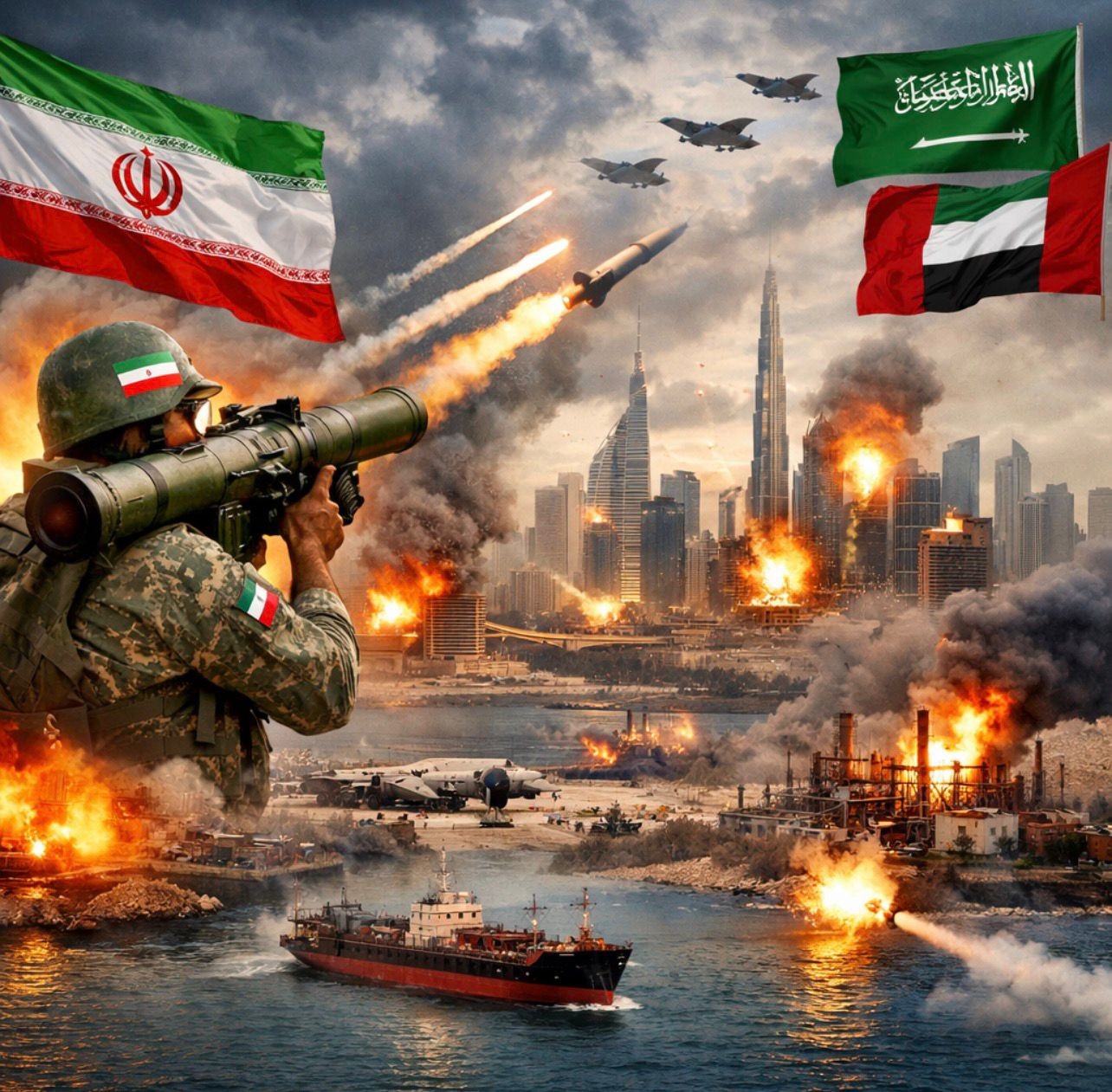 الخليج وإيران: استهدافات متصاعدة تهز أمن الطاقة العالمي
