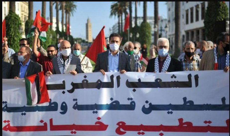 الرباط تتحرك في مسيرة وطنية كبرى انتصاراً لفلسطين ورفضاً للعدوان على المقدسات