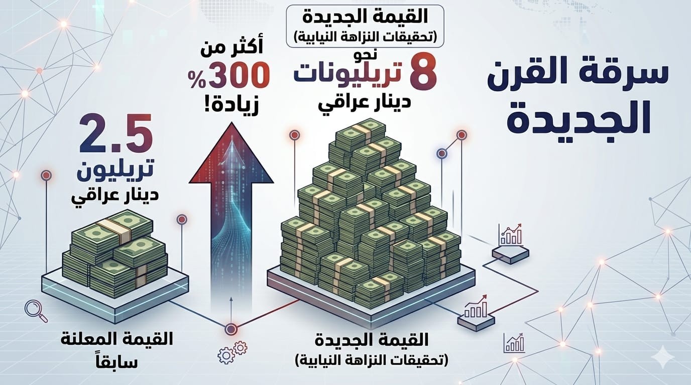 سرقة القرن الجديدة في العراق.. الرقم يقفز إلى 8 تريليونات دينار