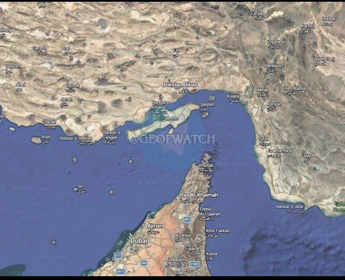 فارس: دوى انفجارات قرب سيريك وجاسك جنوبى إيران