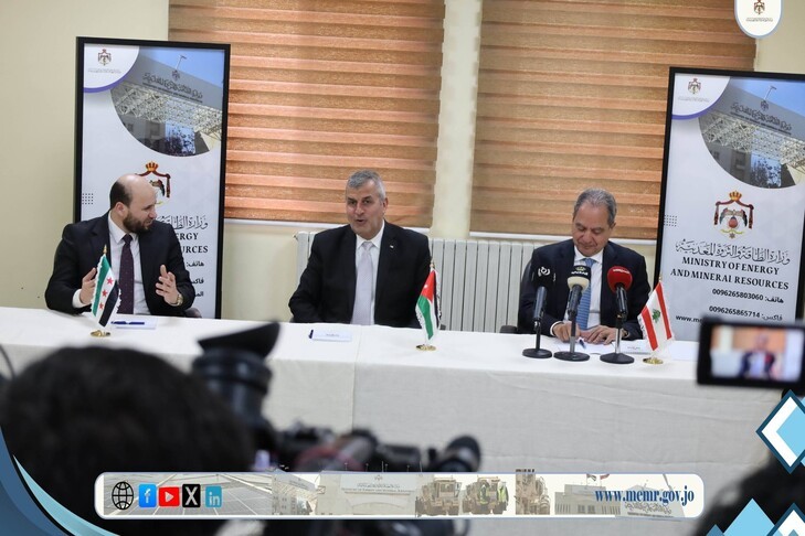 اتفاق بين الأردن وسوريا ولبنان على تبادل الغاز عبر "خط الغاز العربي"