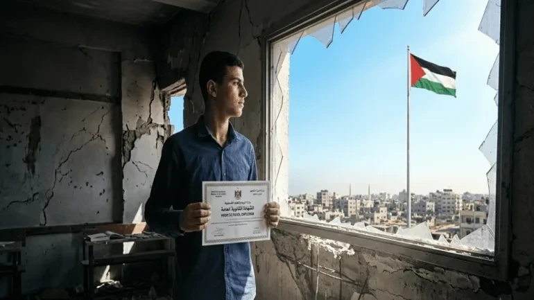 غزة تنتصر بالحبر على الحديد.. شهادة التوجيهي وثيقة بقاء وليست مجرد نتيجة