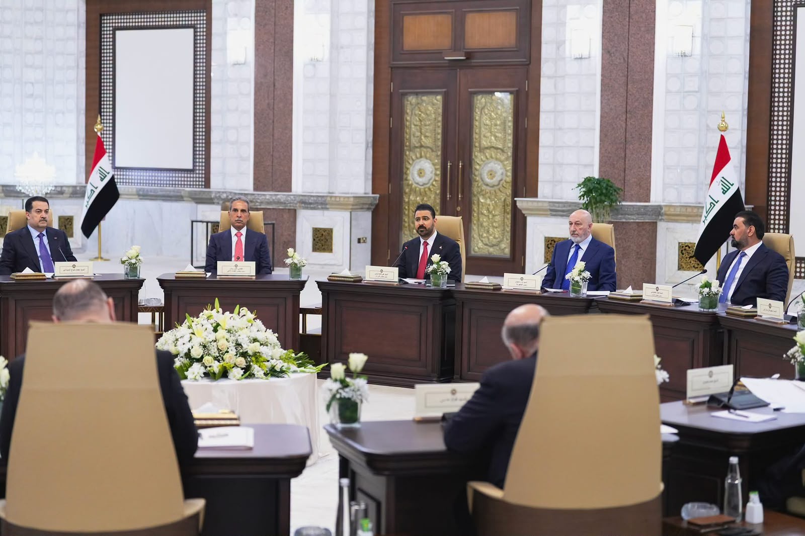الرئيس العراقي يشارك في اجتماع إدارة ائتلاف الدولة