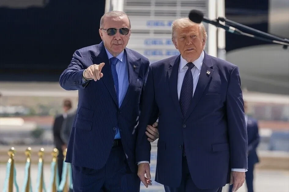أردوغان يستقبل ترامب بمطار أنقرة7
